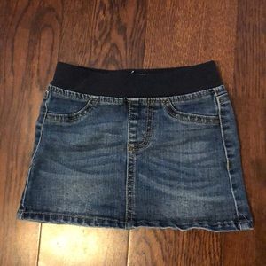 Toddler denim skort